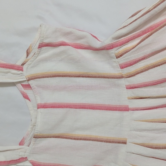 ROXY Sunlit Twist Dress, Color Cream Pink Size SP - Picture 13 of 16